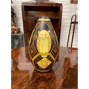 Charles Catteau - Owl Vase