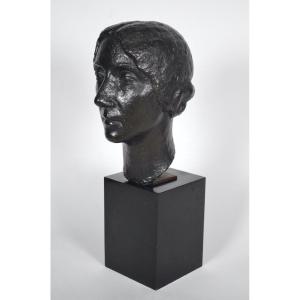 Marcel Gimond - Bronze - Bust Of A Woman