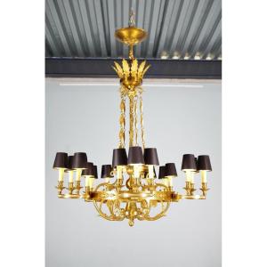 Maison Lucien Gau - Empire Style Chandelier