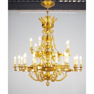 Maison Lucien Gau - Empire Style Chandelier