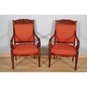 Pair Of Restoration Period Armchairs