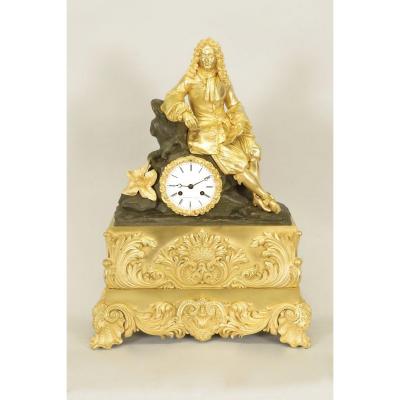 Charles X Clock Gilt Bronze