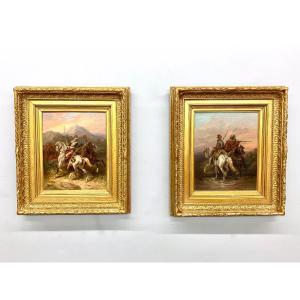 Pair Of Paintings Signed Hippolyte Lalaisse