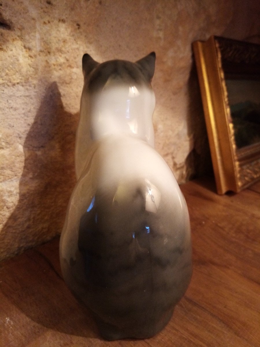 Limoges Porcelain Cat Camille Tharaud-photo-3