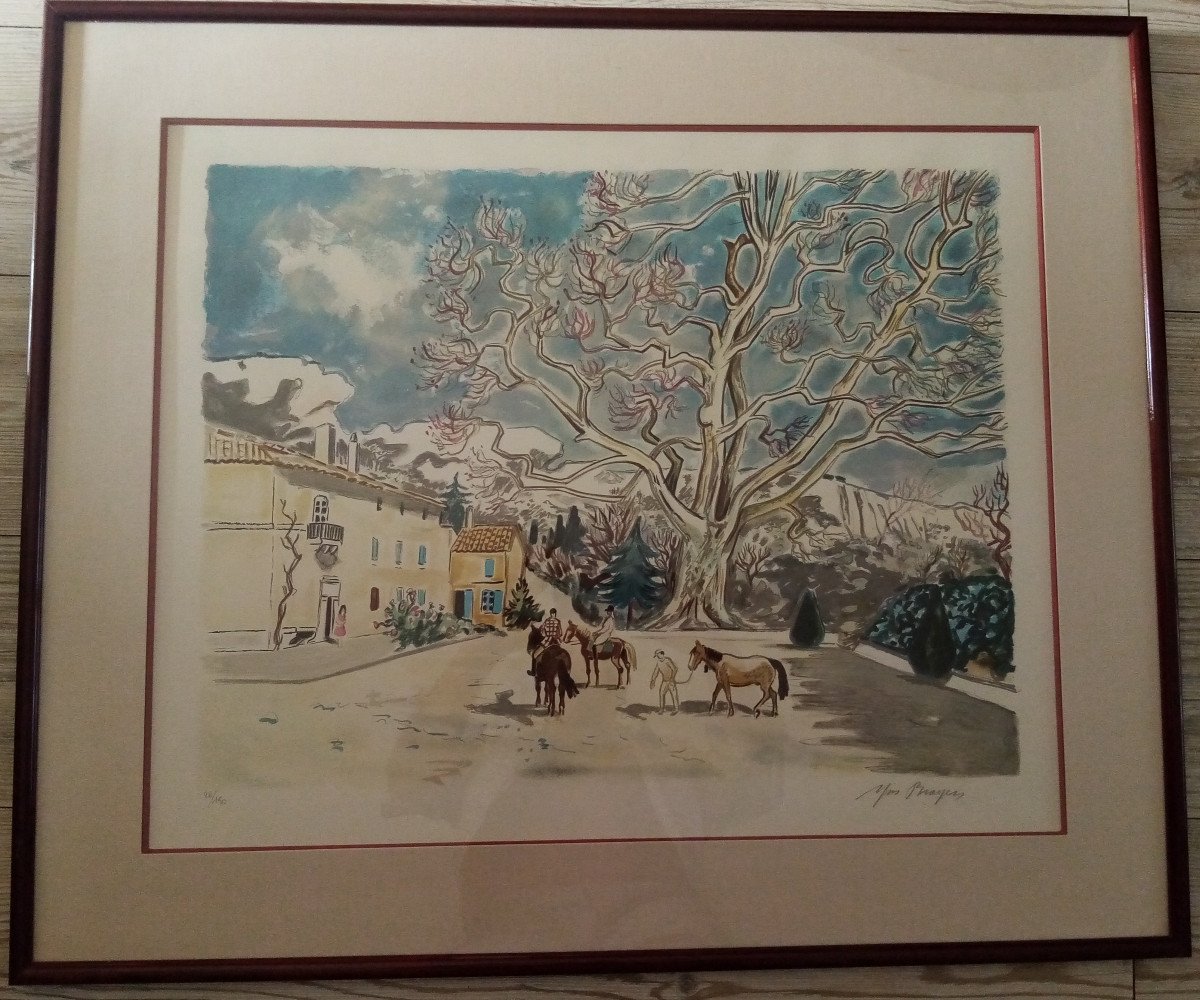 Lithograph Yves Brayer