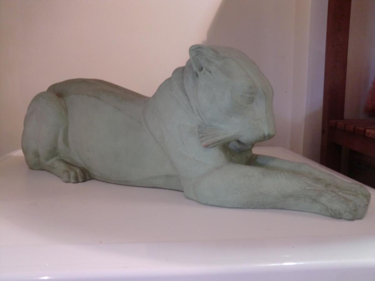 Felin Art Deco Patinated Terra Cotta-photo-3