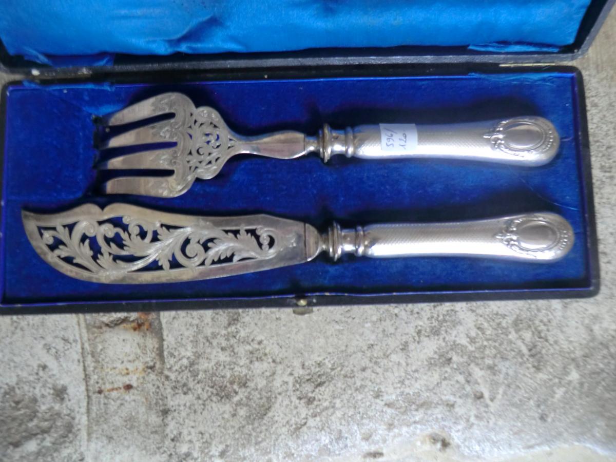 Cutlery In Silver In Their Box