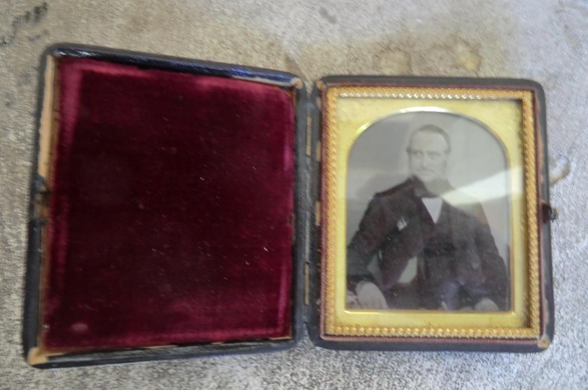 Daguerreotype Portrait Of Man