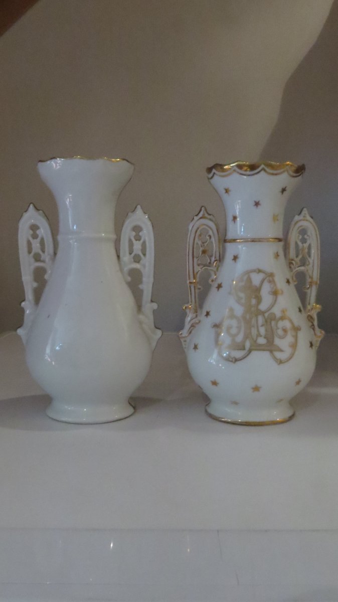 Limoges Porcelain Vases La Seynie Saint Yriex La Perche-photo-2