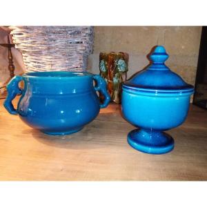 Paire De Vases Pol Chambost