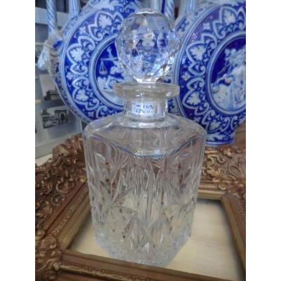 Carved Crystal Carafe