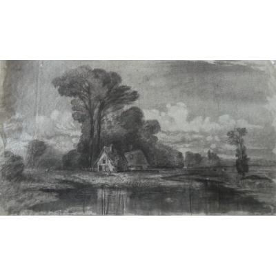 Drawing Landscape Attr A Gustave Lying