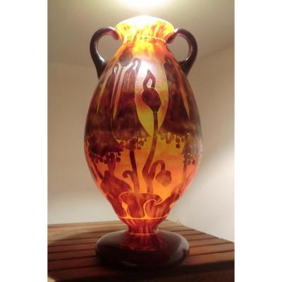 Vase Le Verre Français Art Deco