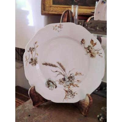 Assiette En Porcelaine Theodore Haviland Limoges