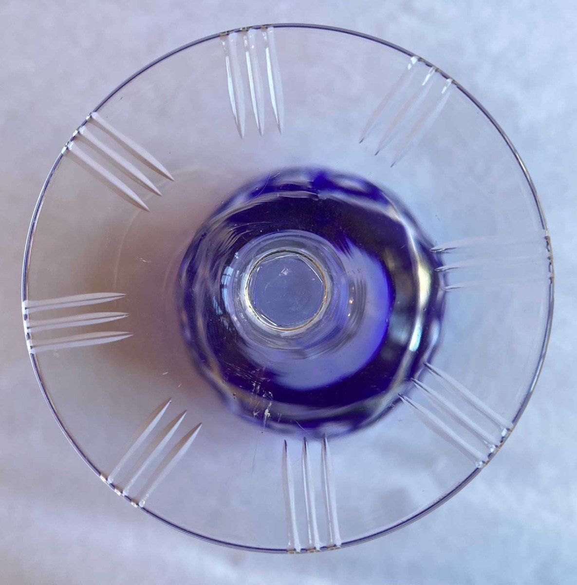 5 Overlay Crystal Wine Glasses-photo-1