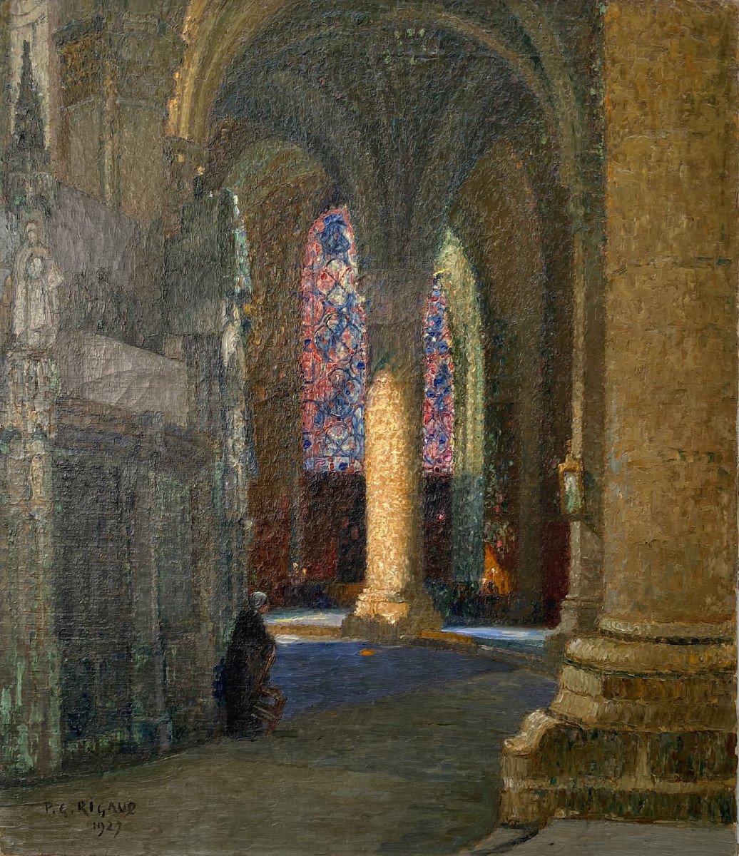 Pierre Gaston Rigaud, Intérieur Cathédrale Notre-dame De Chartres 