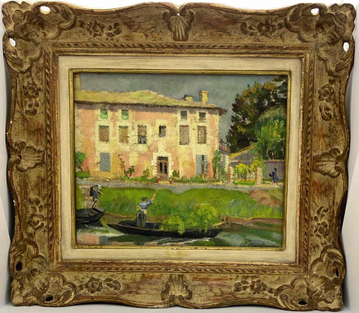 Mathilde, Marguerite Hautrive, Maison Rose Au Bord De La Sèvre Niortaise