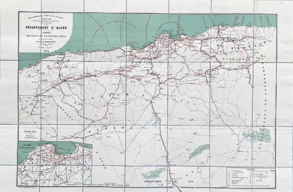 Road Maps Of Algeria 1930-photo-2