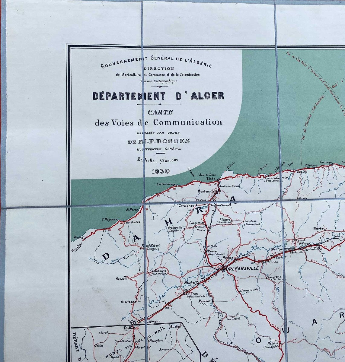 Road Maps Of Algeria 1930-photo-1