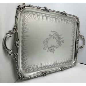 Large Christofle Silver Tray