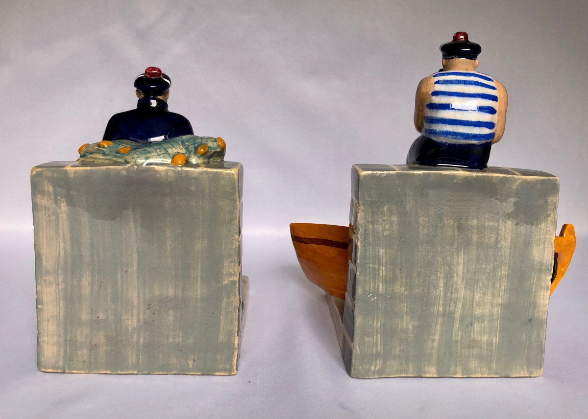 Bookends To Sailors By André Galland - Brittany-photo-3