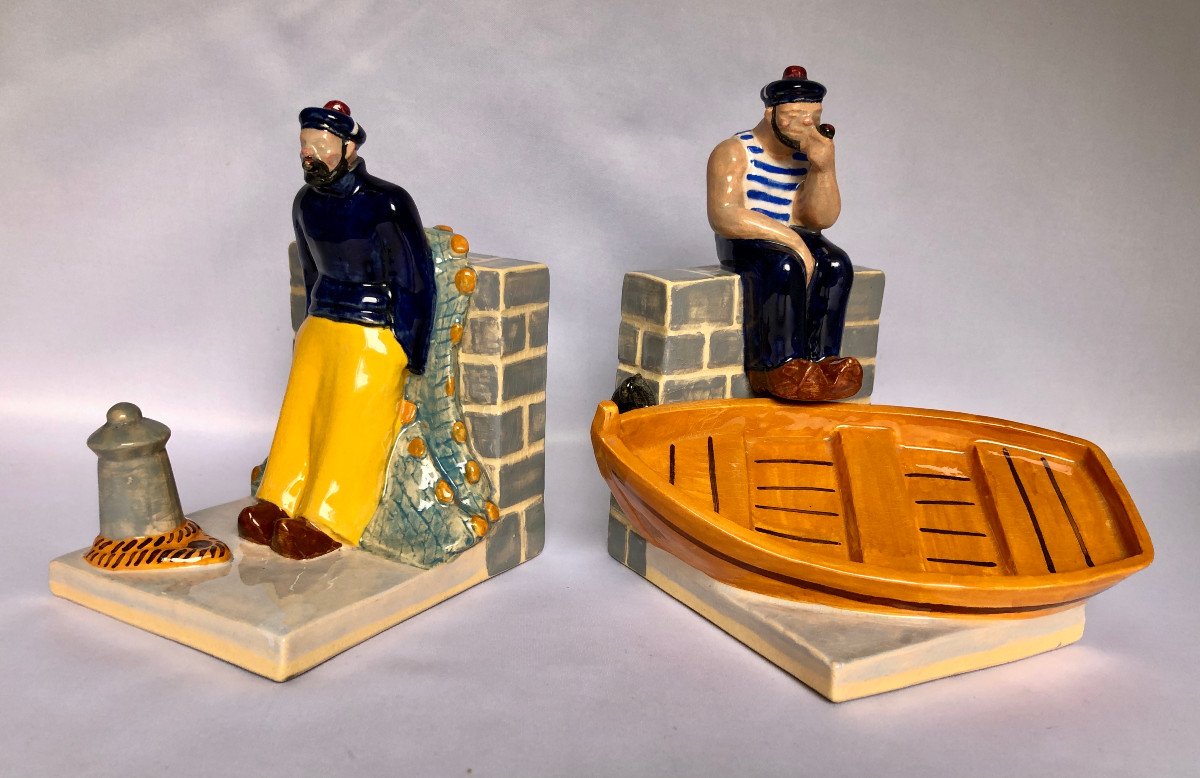 Bookends To Sailors By André Galland - Brittany