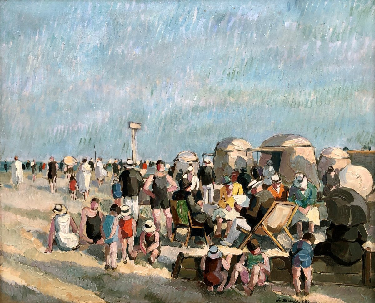 On The Beach In Normandy By Pierre De Belay