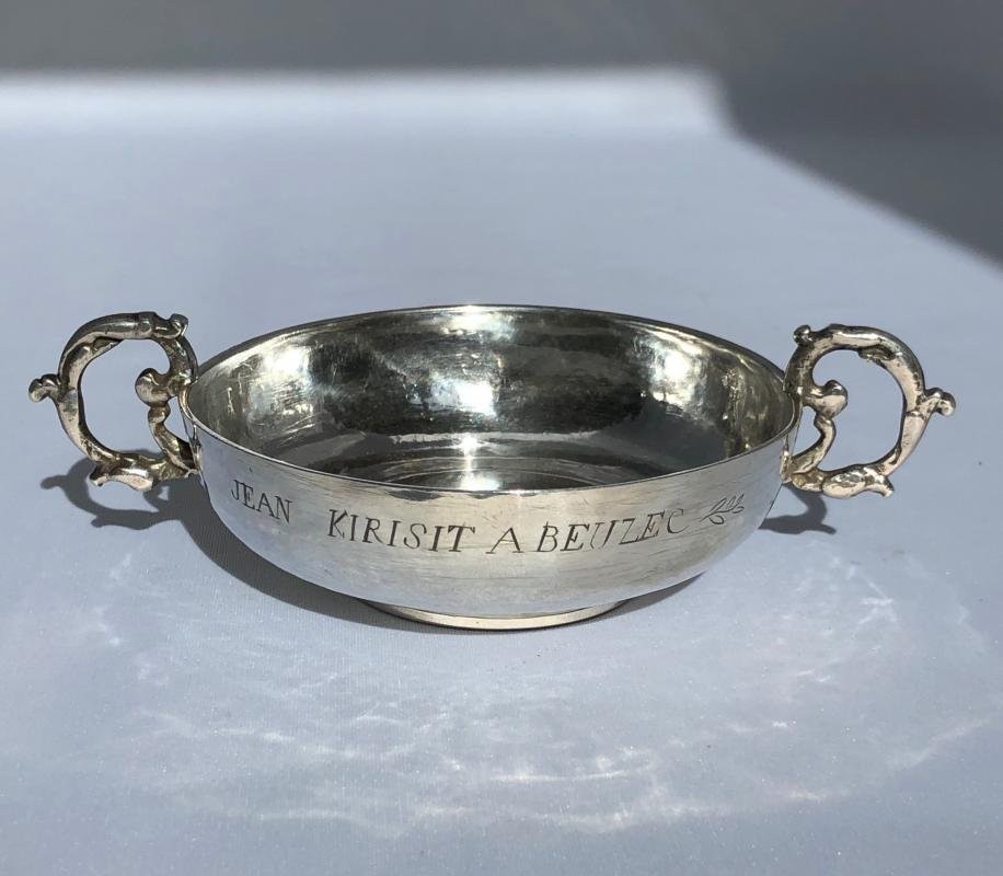 Silver Wedding Cup From Beuzec (finistère), Brittany