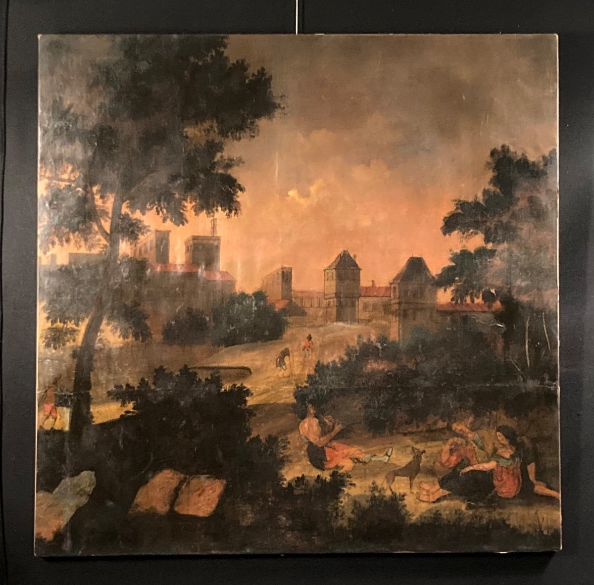 Large 18th Century Canvas-photo-8