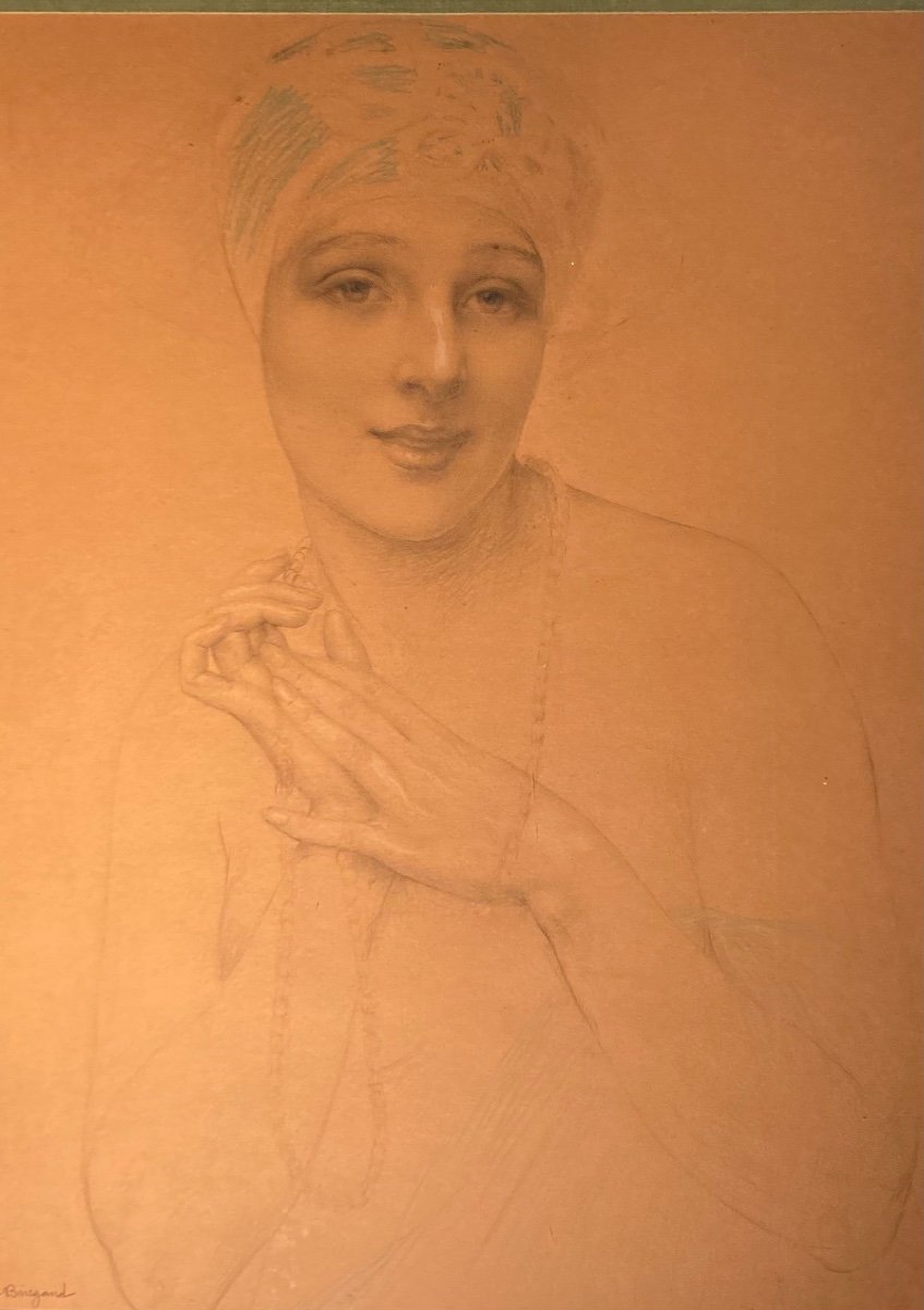 Large Drawing By Gustave Brisgand-photo-2