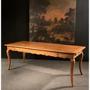 Beautiful Large Cherry Wood Table 