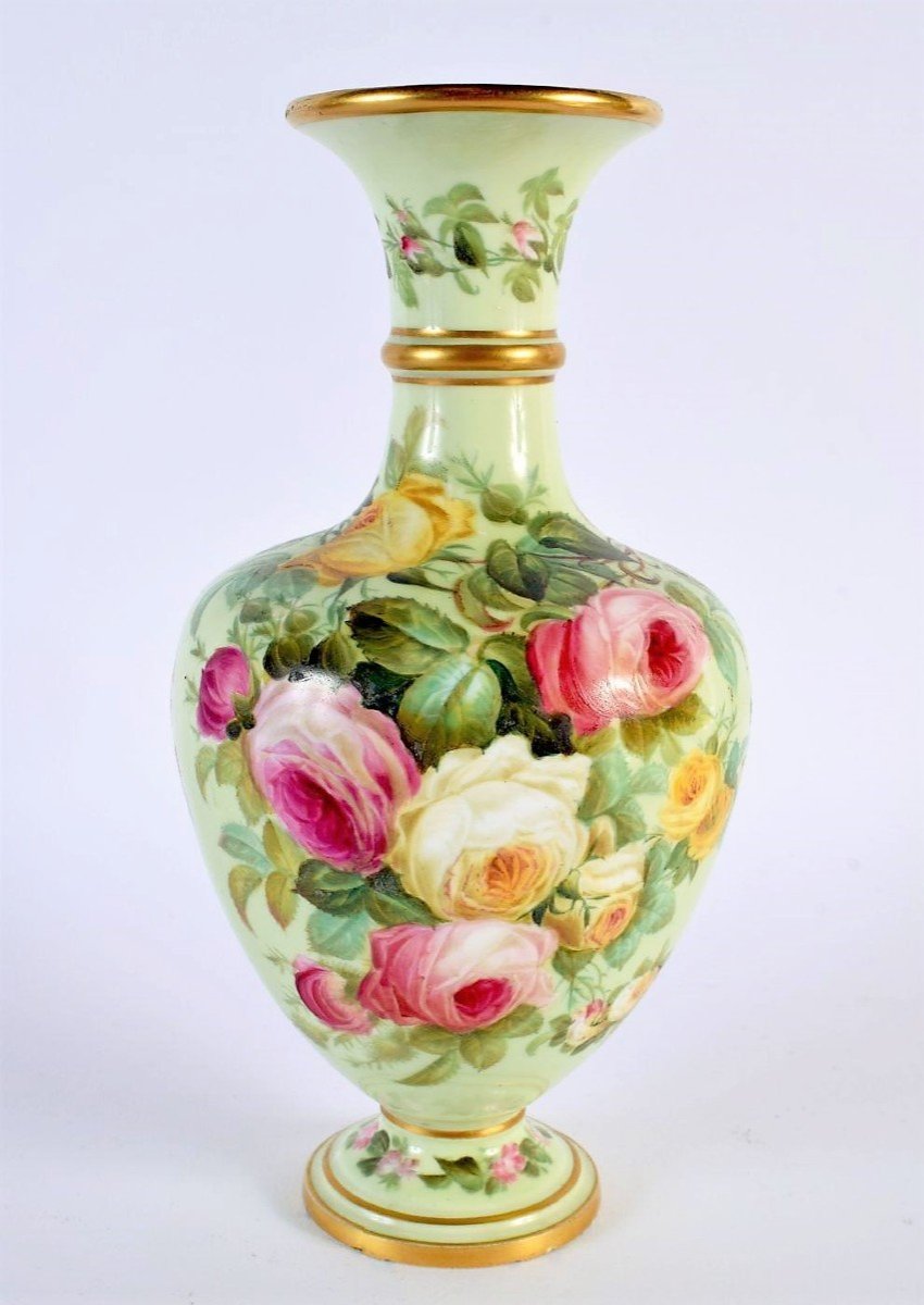 Paire De Vases En Porcelaine De La Marque Anglaise Copeland XIX ème-photo-2