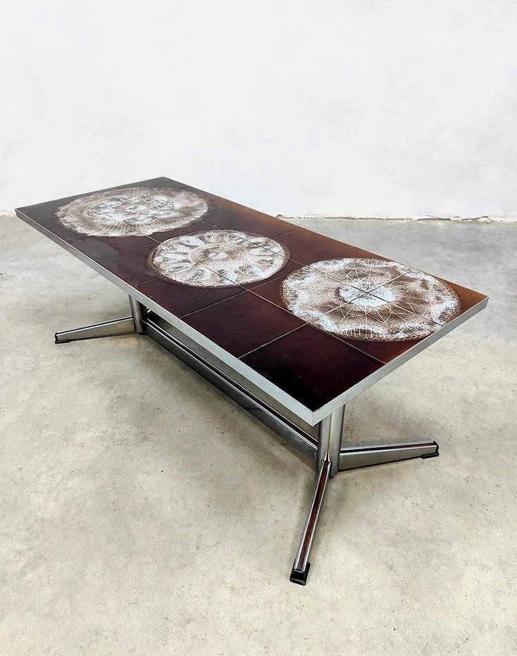 Ceramic Coffee Table By Julien De Covemaeker Known As “juliette Belarti” Year 60/70-photo-4