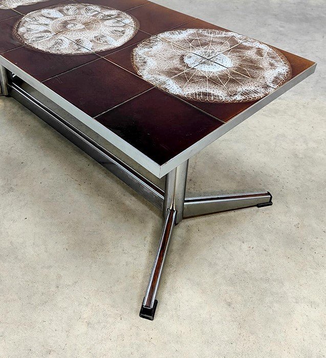 Ceramic Coffee Table By Julien De Covemaeker Known As “juliette Belarti” Year 60/70-photo-3