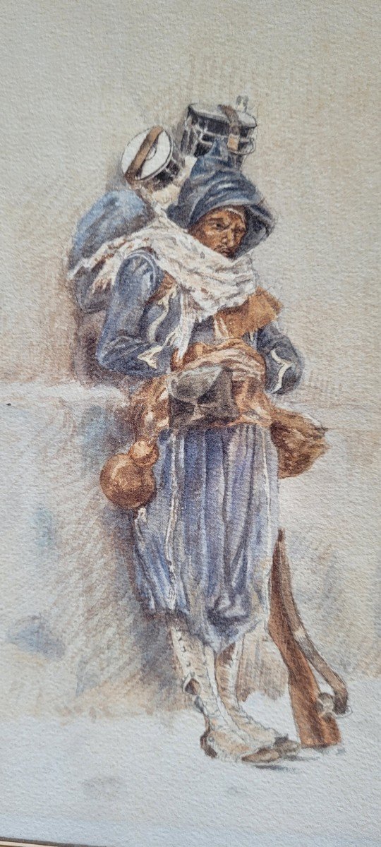 Watercolor: Zouave At Rest-photo-2