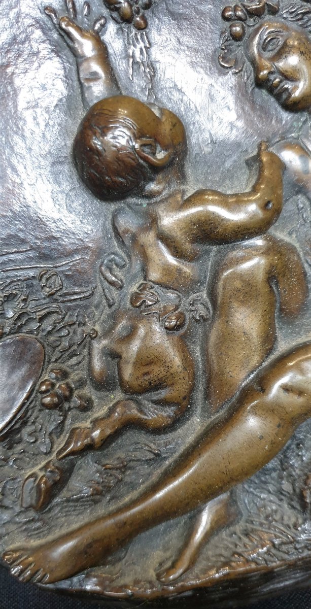 Amour Et Jeune Faune, Bronze d'Après Clodion -photo-3