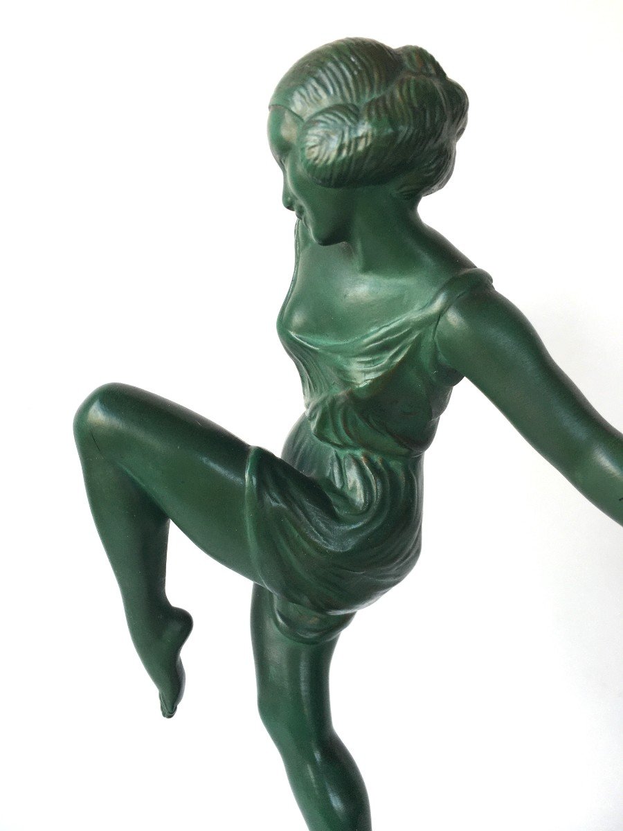 Art Deco Statue Signed Fayral (pierre Le Faguays) Ateliers Max Le Verrier-photo-1