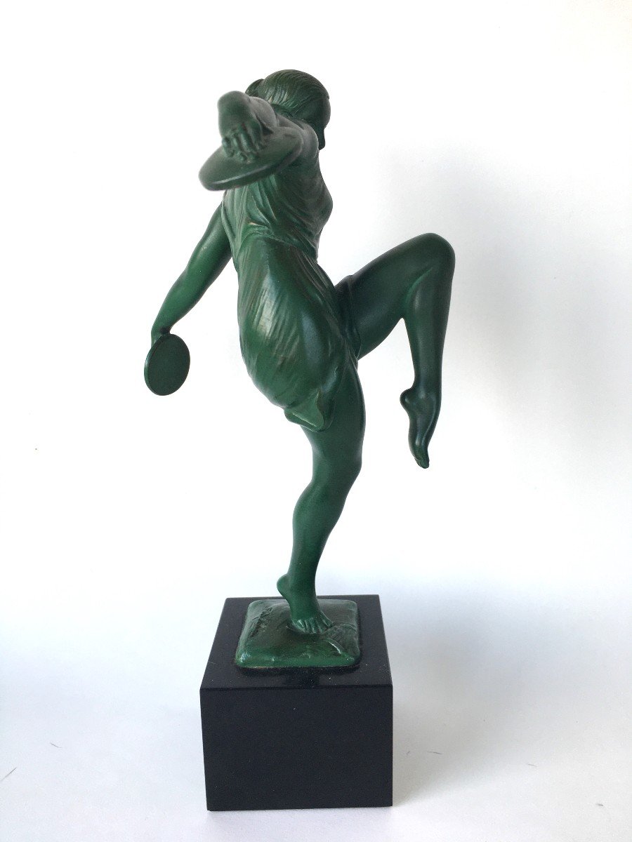 Art Deco Statue Signed Fayral (pierre Le Faguays) Ateliers Max Le Verrier-photo-6