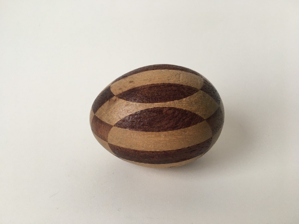 Old Wooden Darning Egg Popular Art Couture-photo-2