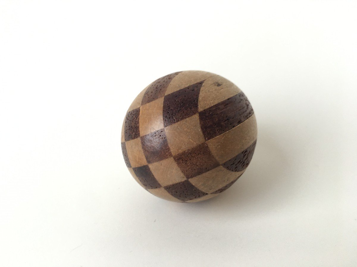 Old Wooden Darning Egg Popular Art Couture-photo-1