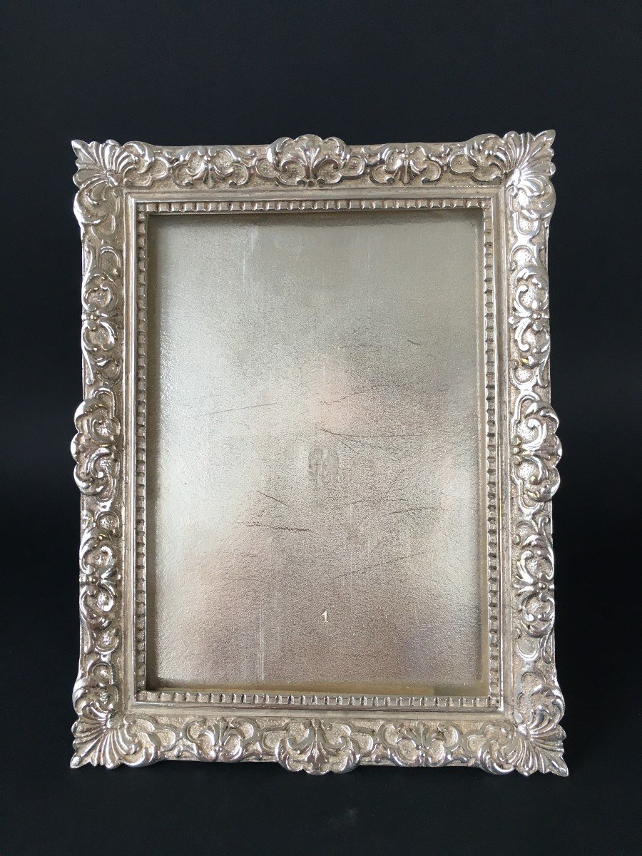 Photo Frame In Silver Bronze Napoleon III Period-photo-2