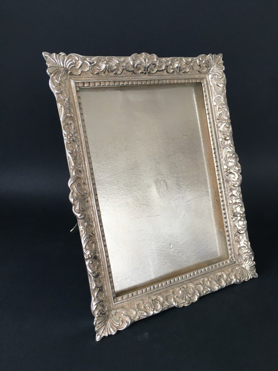 Photo Frame In Silver Bronze Napoleon III Period-photo-2