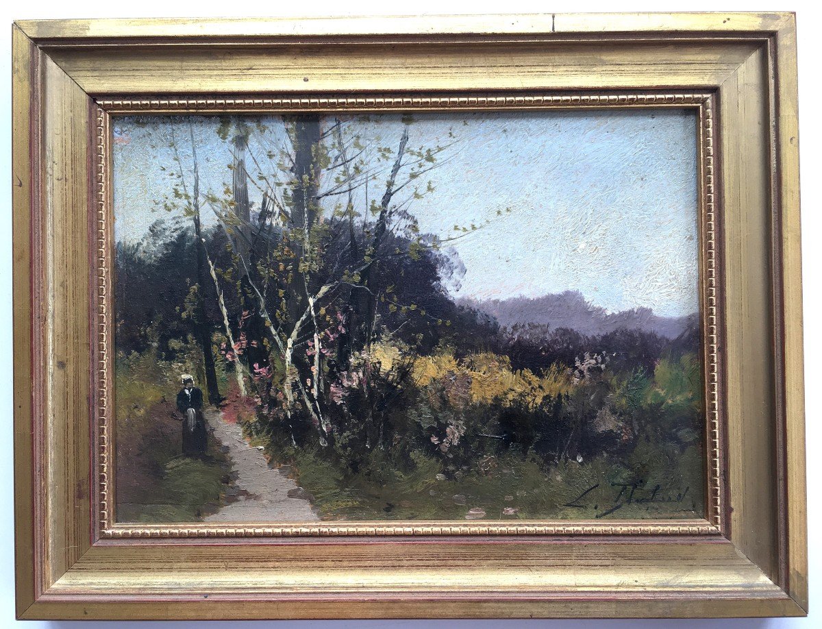 Landscape Painting By Galien Laloue Signed L. Dupuy-photo-2