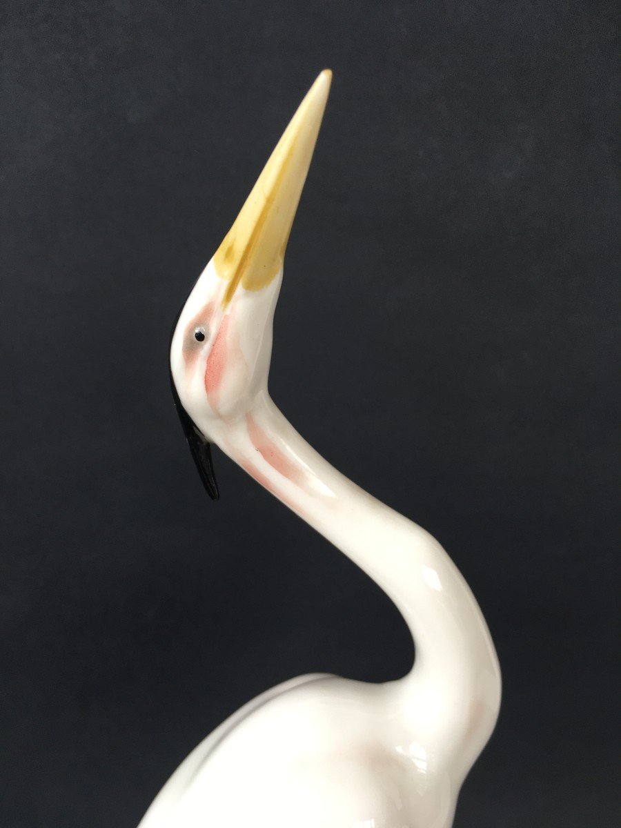 Hutschenreuther Crane Porcelain Bird-photo-2