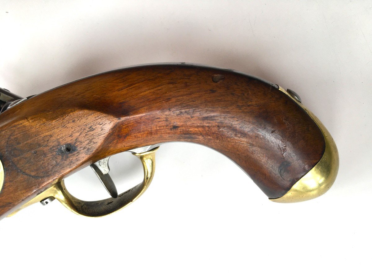 Regulation Pistol Model Year XIII From The Imperial Manufacture Of Maubeuge 1807-photo-3