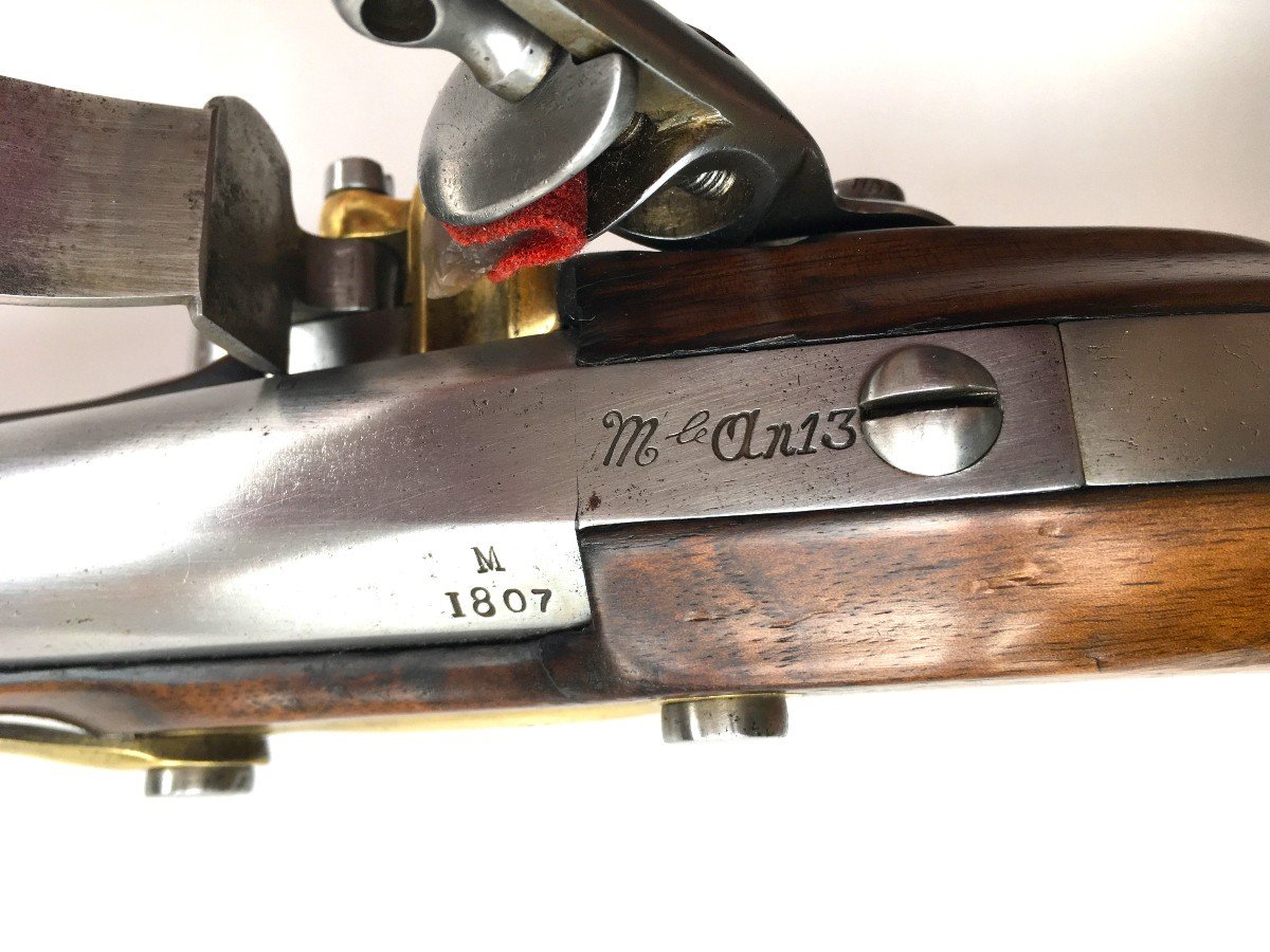 Regulation Pistol Model Year XIII From The Imperial Manufacture Of Maubeuge 1807-photo-5