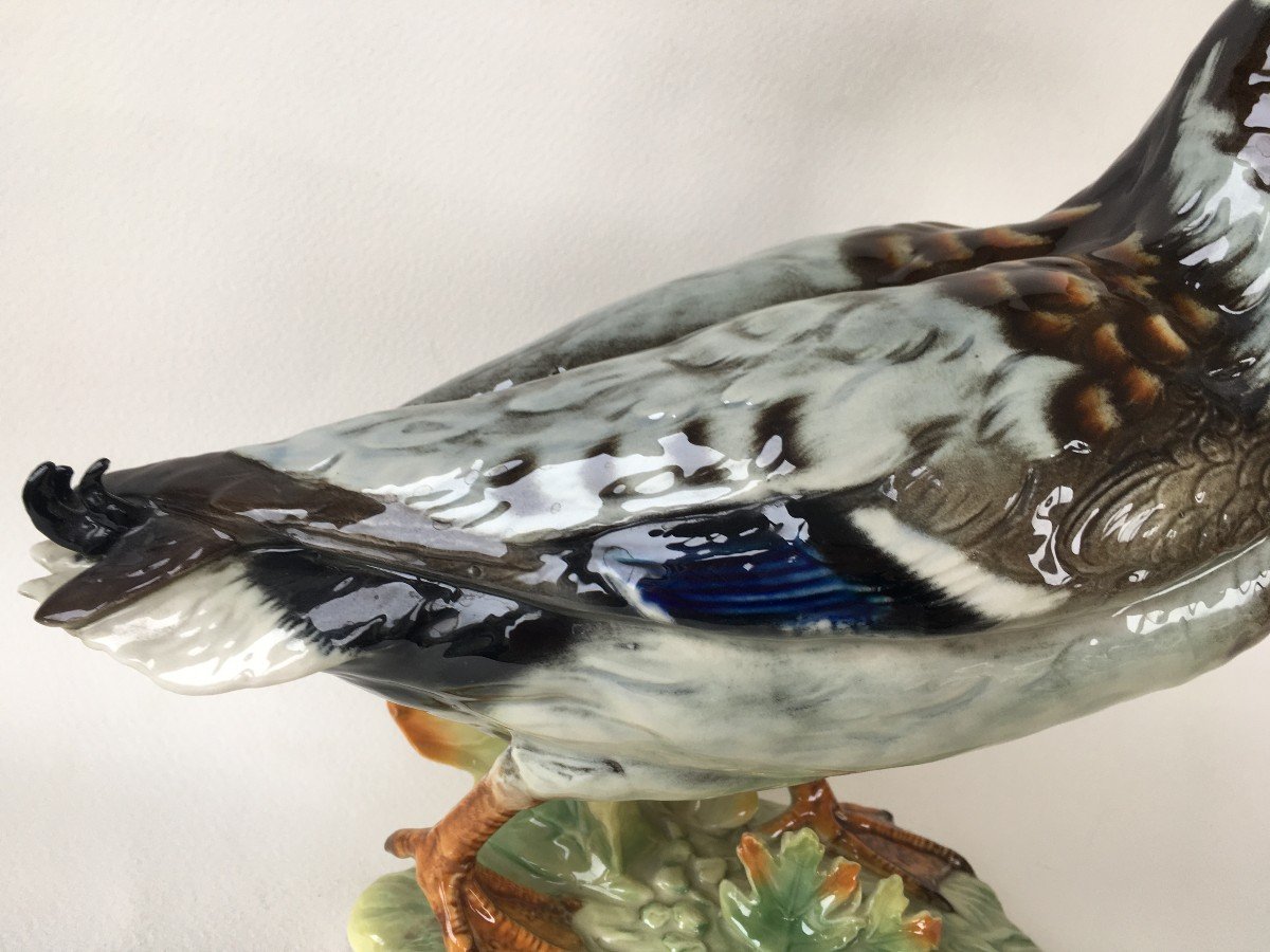 Grand Canard En Porcelaine Allemande Goebel-photo-3