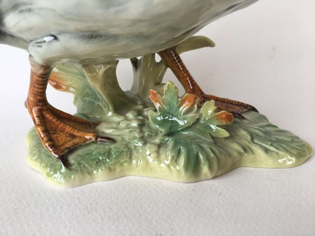 Grand Canard En Porcelaine Allemande Goebel-photo-4