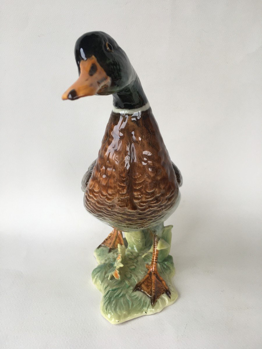 Grand Canard En Porcelaine Allemande Goebel-photo-1