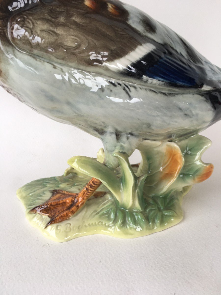 Large German Porcelain Duck Goebel-photo-4